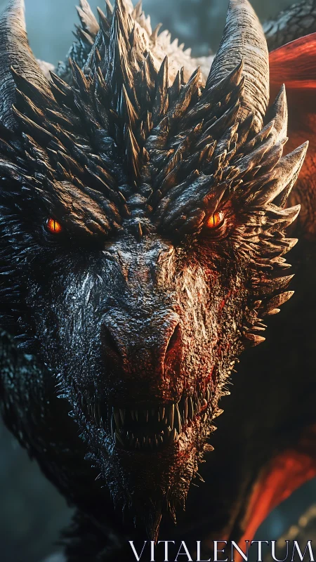 Fierce dragon gaze invites a closer look at molten power