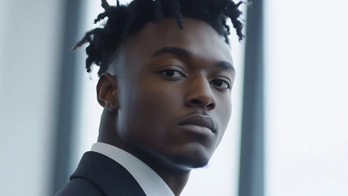 Cool resolve sharpens in a quiet high rise window glow