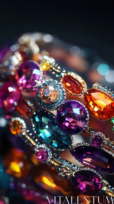 Jewel bright daydreams in a cascade of glowing color.