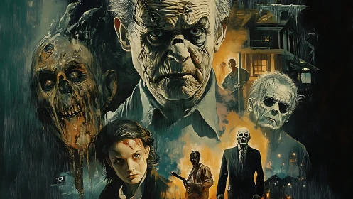 Haunted portraits and masked killers dominate night terror