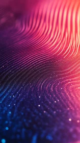 Neon gradient waveforms with glittering particle surface.