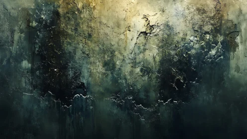 Textured abstract wall reveals moody light and shadow drama