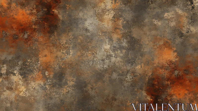 Rustic textured abstract background in earthy orange and gray tones.