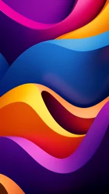 Velvet chroma currents flowing through neon twilight waves.