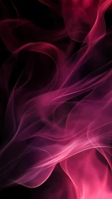 Velvet nebula ribbons swirling through obsidian night.