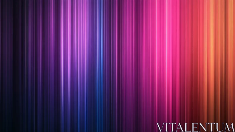 Chromatic vertical light streaks in neon gradient spectrum.