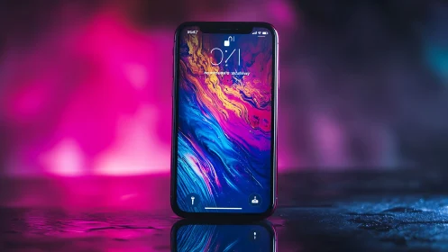 Neon Genesis Glows: Digital Dreamscape Materializes Through Glass