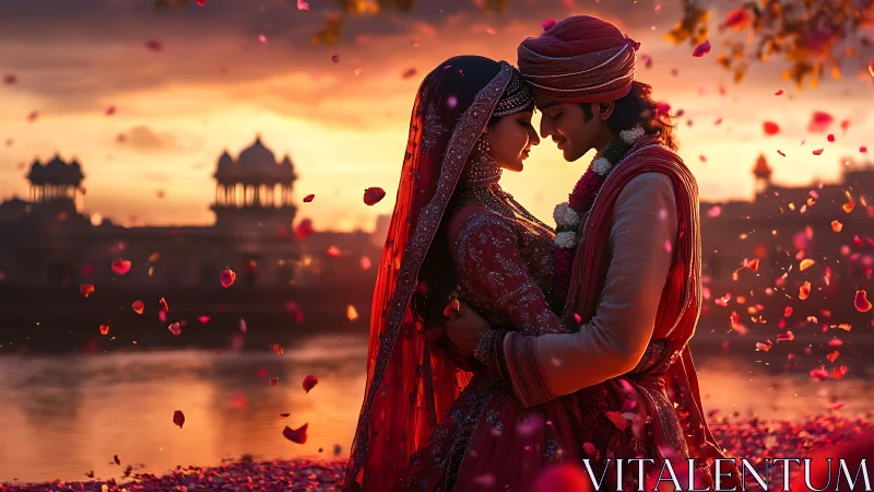 Twilight Vows: A Silken Romance Beneath Ancient Spires.