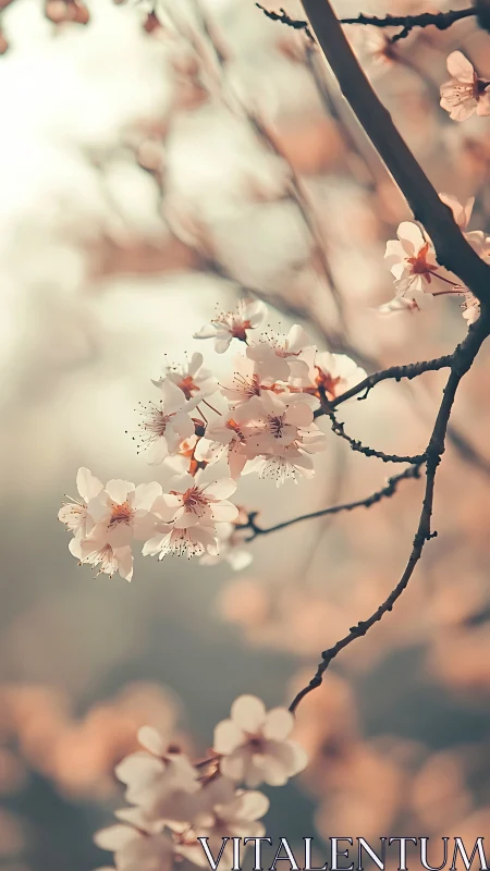 Cherry Blossoms at Golden Hour.