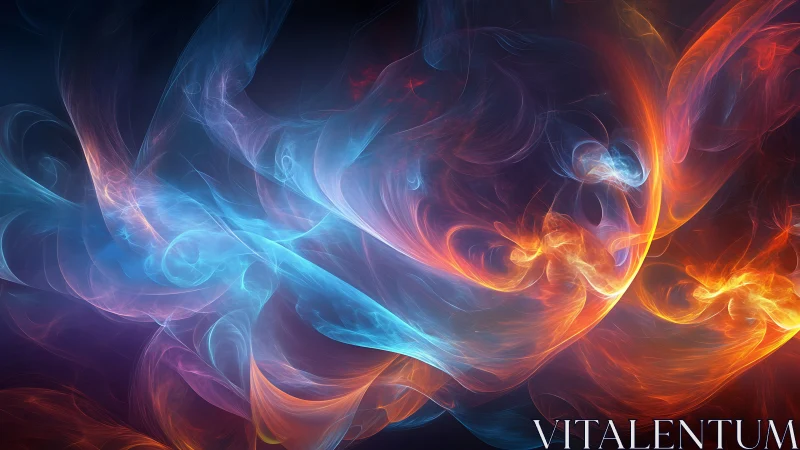 Energy gradients in multicolor fractal wisps with luminous turbulence