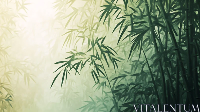 Digital rendering shows layered bamboo stalks and foliage