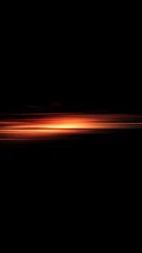 Glowing orange light streaks gently race across deep black