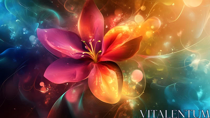 Nebula Bloom unfurling petals of starlight and colorstorms.