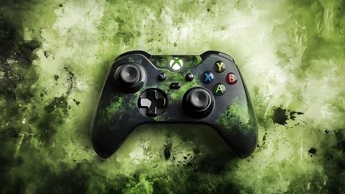 Emerald Pulse: Gaming Meets Digital Tempest.