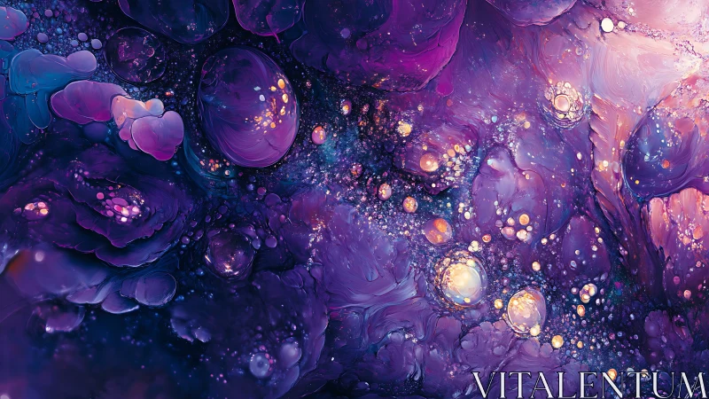 Nebular fluid dynamics mapped through luminous violet microstructures