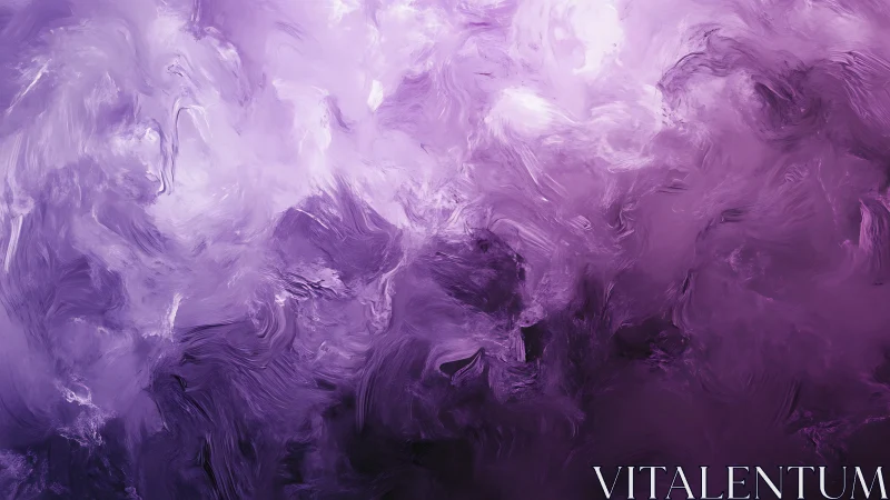 Purple abstract cloudlike texture shows swirling fluid forms