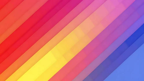 Diagonal multicolor gradient bands with soft geometric layering