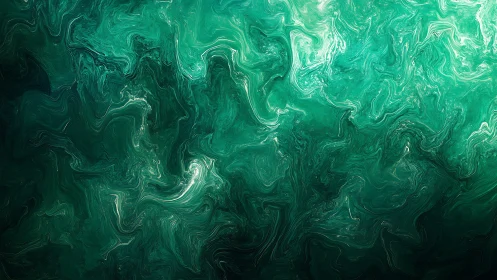 Emerald drift currents swirling through a liquid nebula dream.