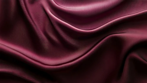 Crimson satin folds with soft highlights and deep shadows.
