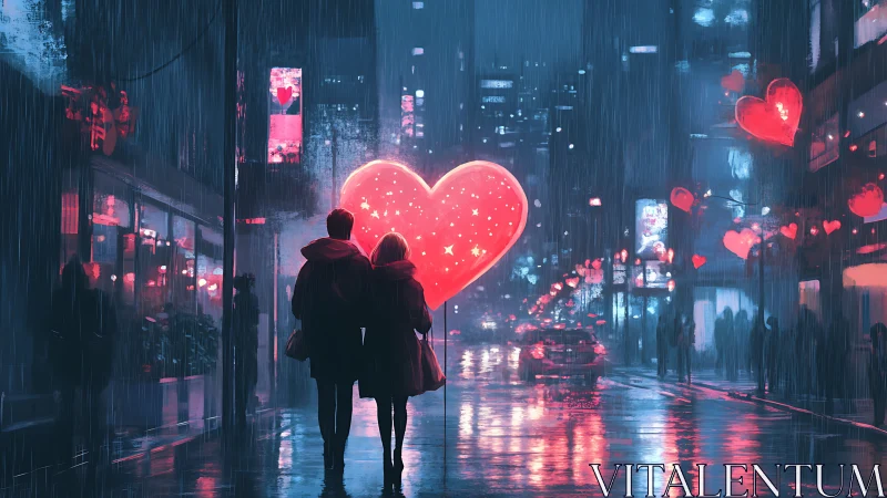 Neon Hearts: Urban Rain Romance.