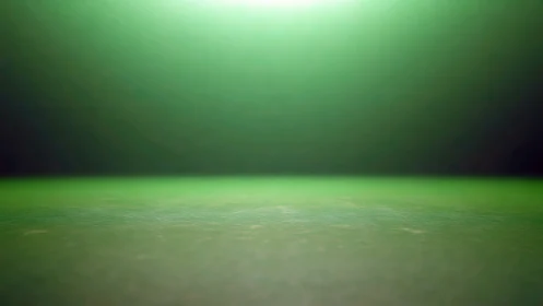 Soft green horizon glowing with calm, creative possibility.