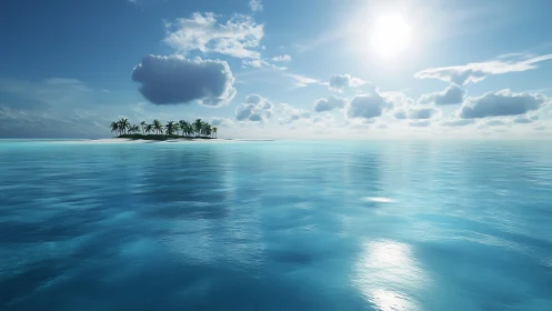 Paradise Island Dreams Under Azure Skies.
