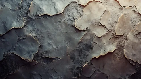 Weathered Wall Texture with Peeling Layers in Moody Lighting.