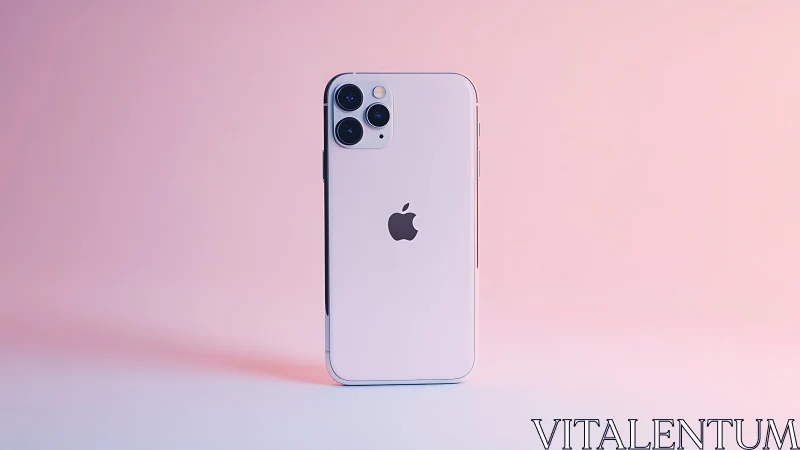 iPhone 11 Pro Max Silver White Gradient Studio.
