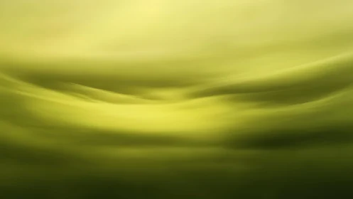 Soft Green Abstract Landscape with Gentle Gradient Lighting.