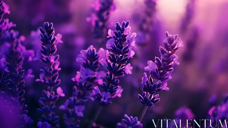 Purple Lavender Dreams in Soft Bloom.