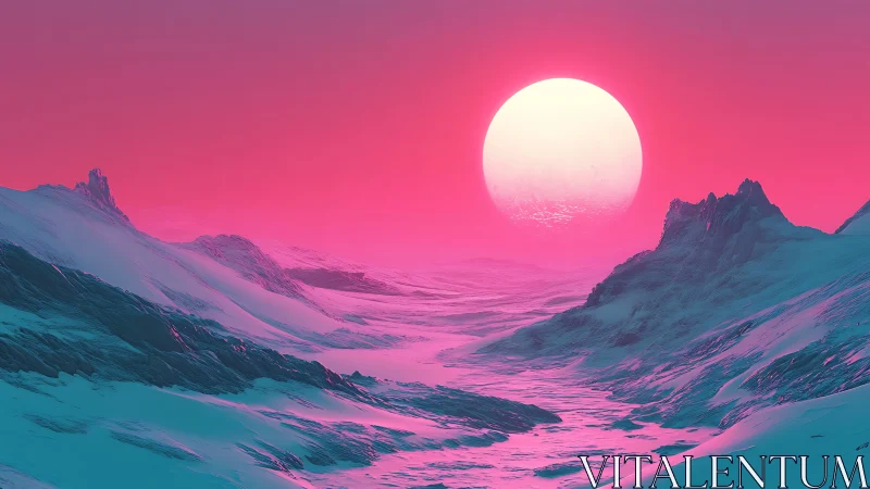 Chromatic cryoscape under oversized synthetic stellar disk.