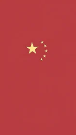 Chinese flag variant rotates small stars around central star