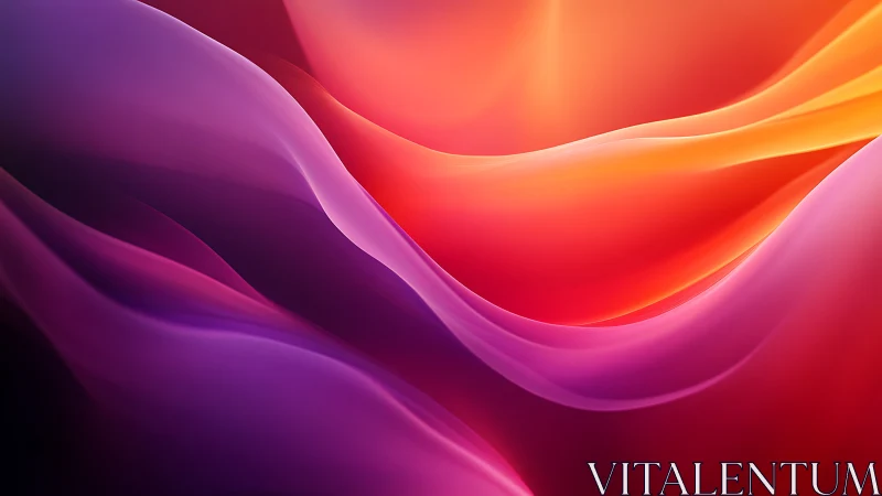 Vibrant flowing gradients create a radiant abstract wavescape