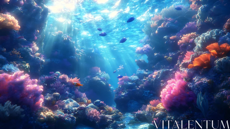 Sunlit coral reef sanctuary glowing with gentle ocean magic.