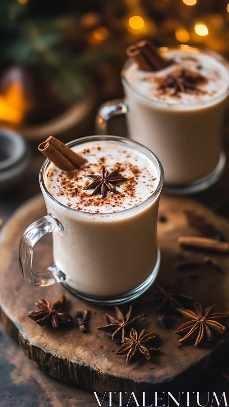 Cozy Spiced Milk Drinks with Star Anise