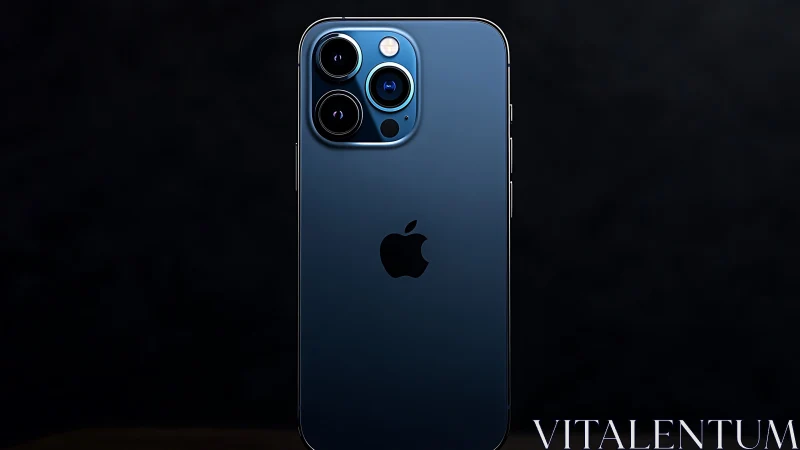 iPhone 12 Pro Max Pacific Blue rear camera module