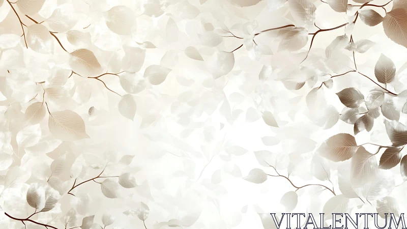 Gentle light through whispering leaves in creamy calm.