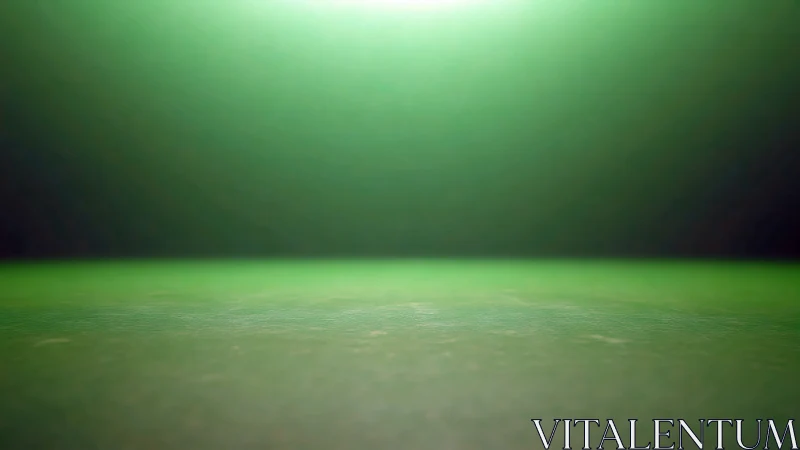 Soft green horizon glowing with calm, creative possibility.