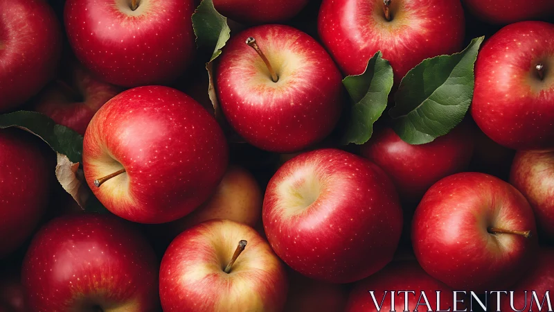 Crimson apples quietly rehearse their glossy harvest glow