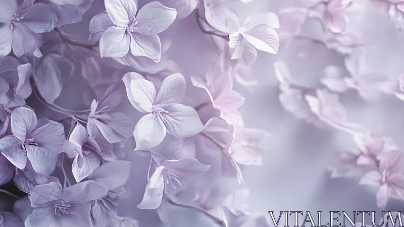 Soft-Focus Phlox Botanical Study with Layered Depth.