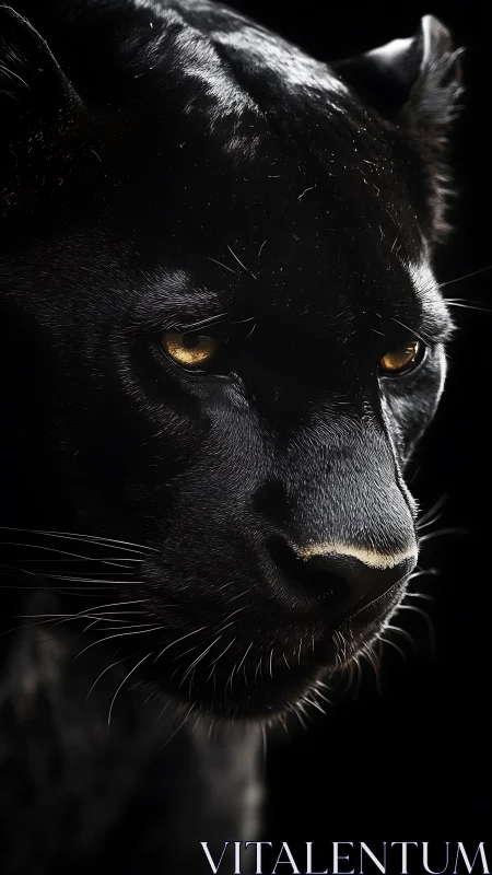 Obsidian Gaze Burning Beneath the Veil