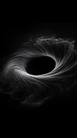 Starlit data currents swirl into a quiet digital void