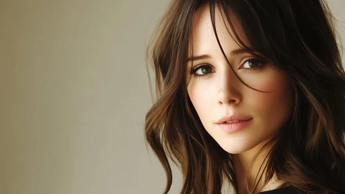 Soft-focus cinematic portrait with controlled shallow depth of field.