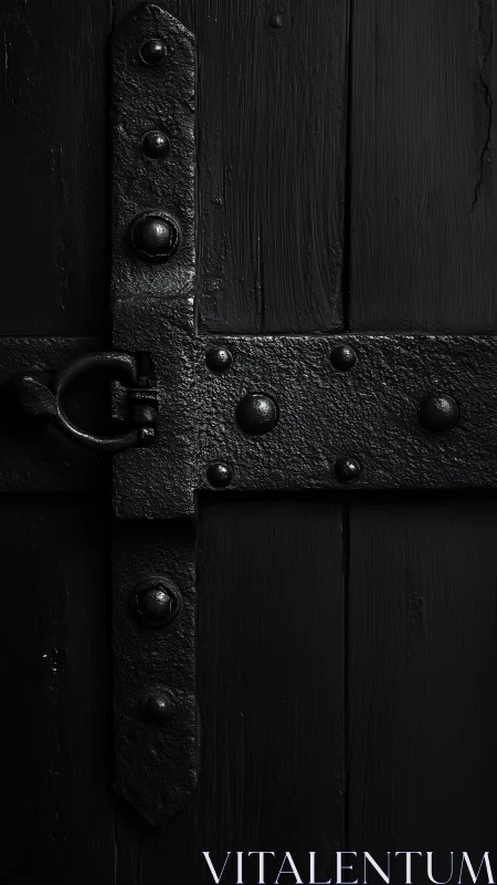 Midnight iron hinge quietly scripts secrets in matte black