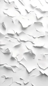 Paper dunes drift across a snowy minimalist dreamscape.