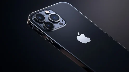iPhone 13 Pro device rear camera system and Apple branding