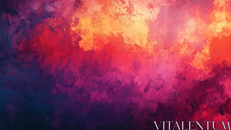 Soft embers of dusk swirling through a dreamy painted sky.