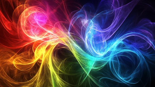 Chromatic nebulae whirl and braid into luminous spectral rivers