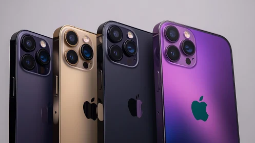 iPhone 14 Pro Multi-Color Camera Module Lineup with Computational Optics