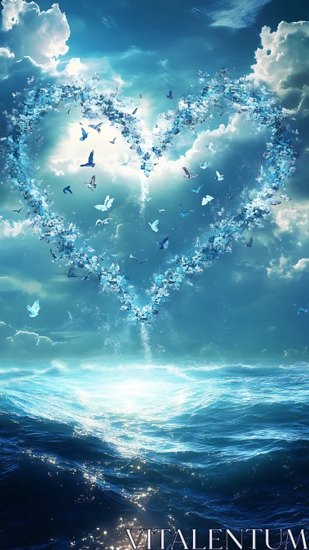 Sky's Promise: Where Dreams Meet the Ocean.